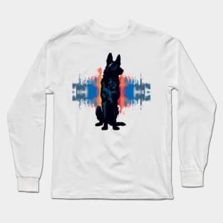 Belgian Shepherd Dog Design Long Sleeve T-Shirt